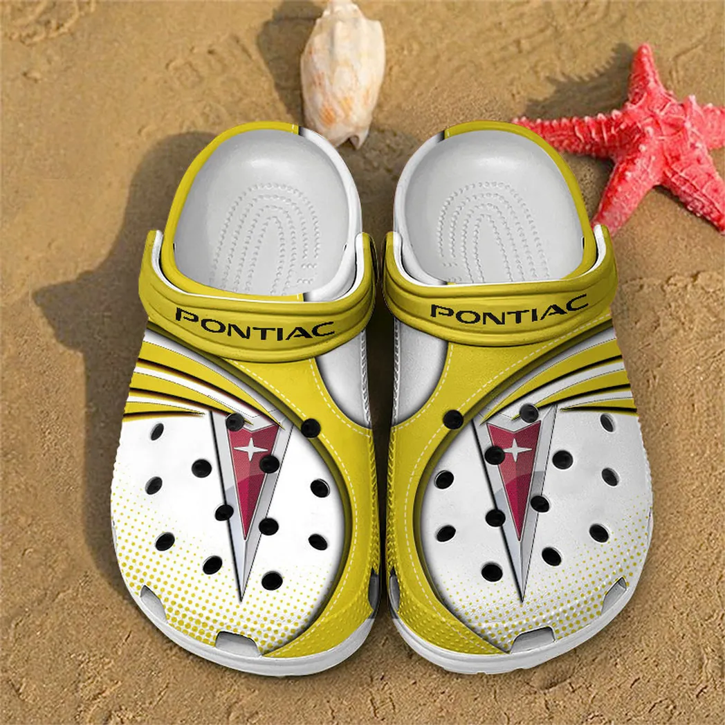 pontiac crocs sandals for men women gift for pontiac fan car181031525707 yellow sbnmm