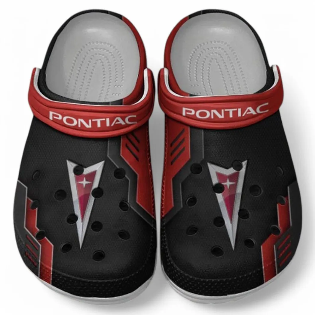 Pontiac Crocs Shoes, Clogs Men Women, Gift For Pontiac Fan CAR185031525248 - Red
