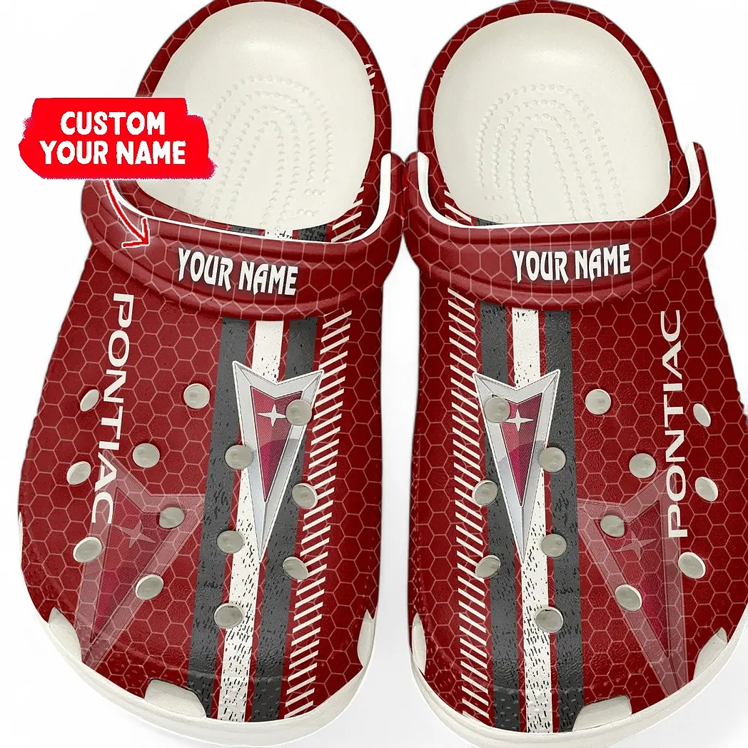 pontiac crocs shoes gift for pontiac lovers birthday gift for husband boyfriend car82022025643 white ab80o