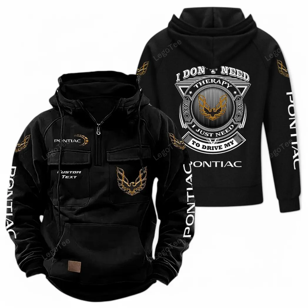 pontiac firebird tactical quarter zip hoodie car106021525036 gifts for men him husband boyfriend black kfs2y