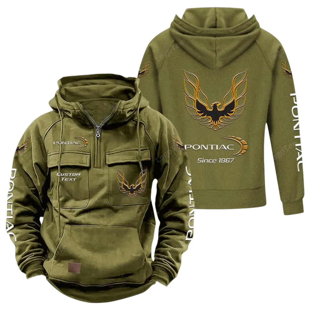 pontiac firebird tactical quarter zip hoodie gift for pontiac firebird lovers gift for him husband boyfriend army green car96021425721 1 comno