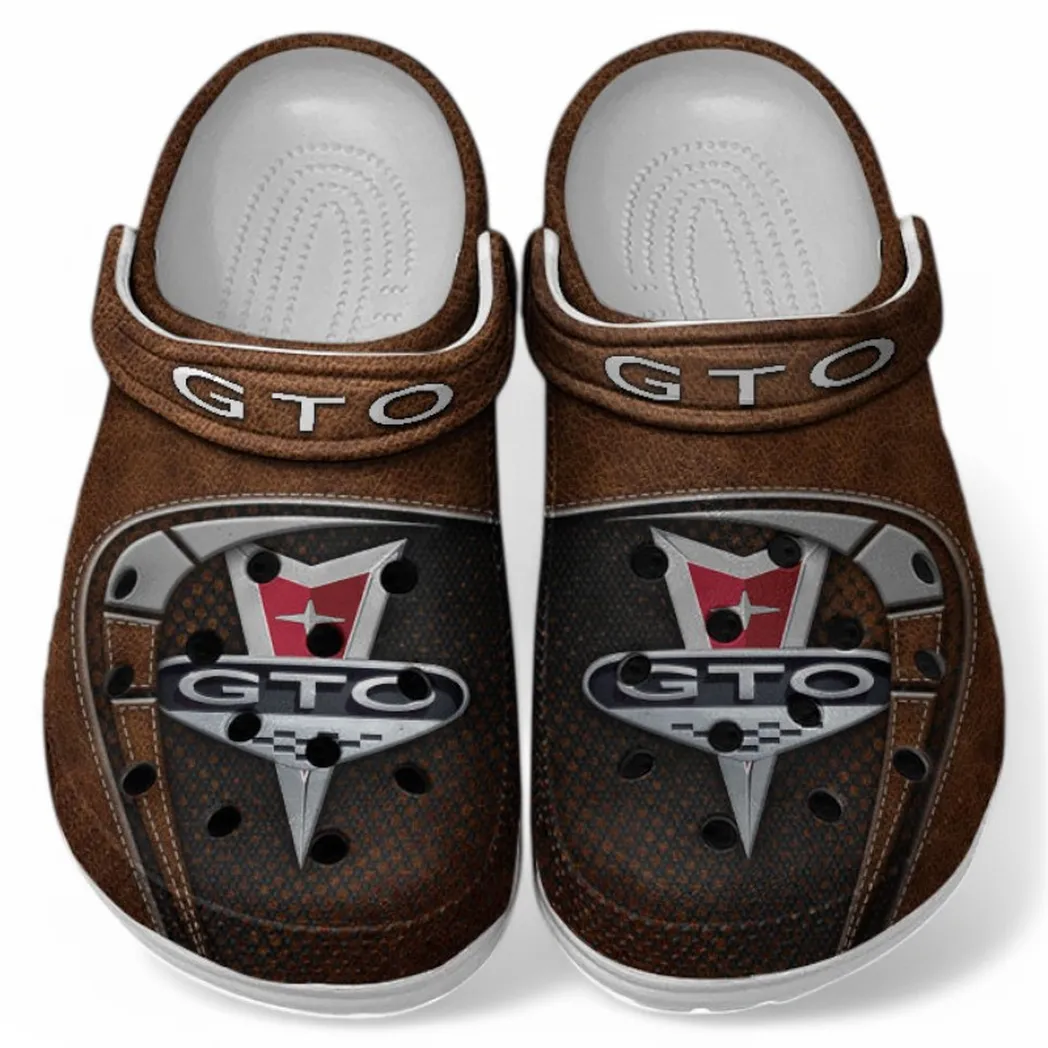 Pontiac GTO Crocs Sandals For Men Women, Gift For Pontiac GTO Fan CAR177031425615 - Brown