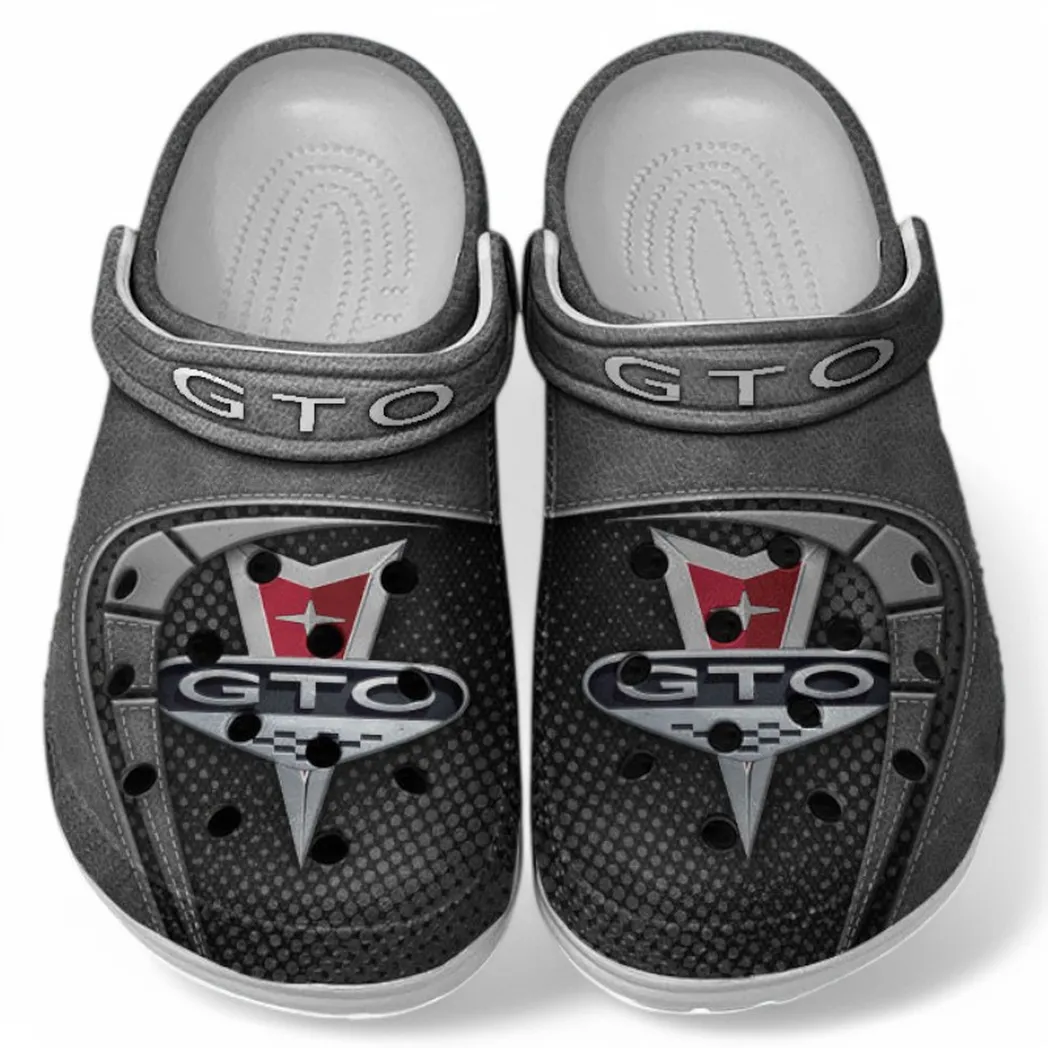 Pontiac GTO Crocs Sandals For Men Women, Gift For Pontiac GTO Fan CAR177031425615 - Gray