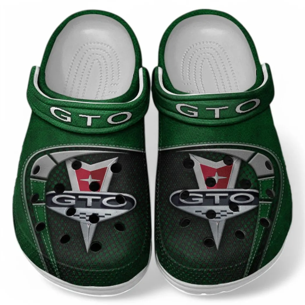 Pontiac GTO Crocs Sandals For Men Women, Gift For Pontiac GTO Fan CAR177031425615 - Green