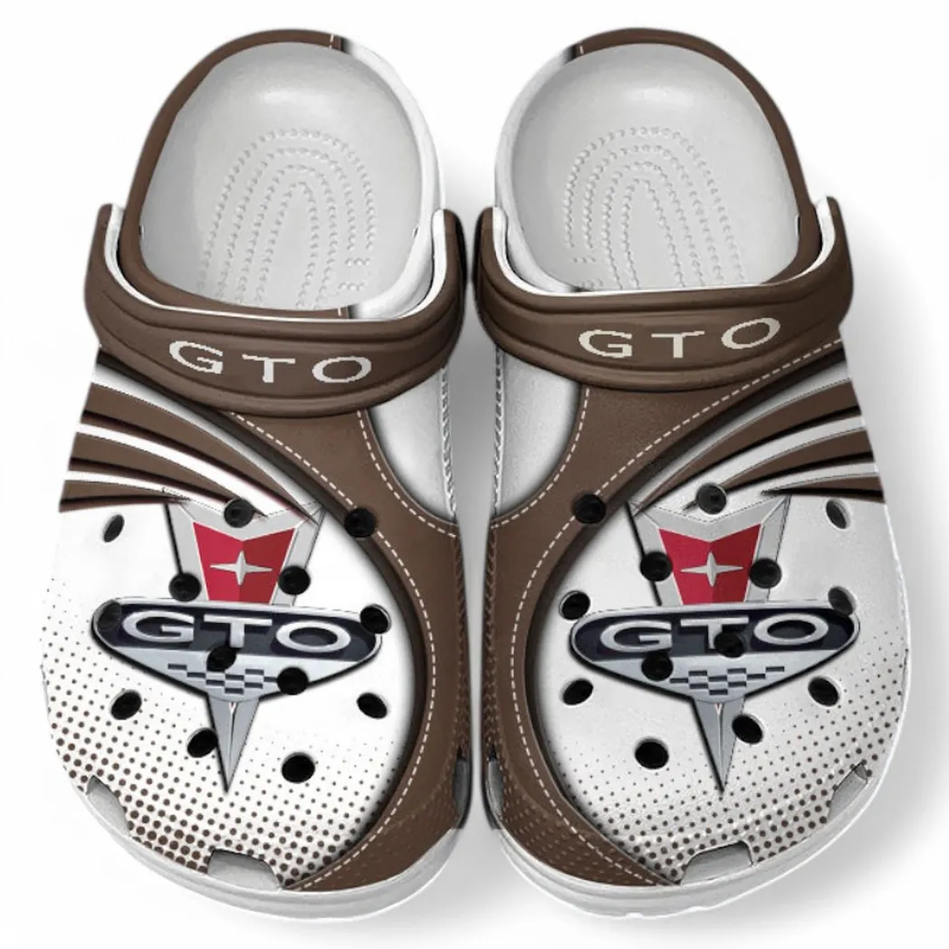 Pontiac GTO Crocs Sandals For Men Women, Gift For Pontiac GTO Fan CAR181031525743 - Brown