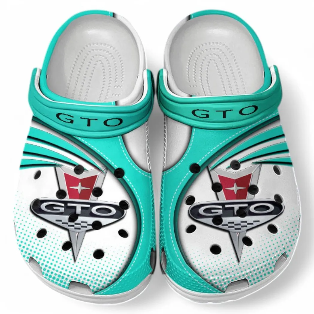 Pontiac GTO Crocs Sandals For Men Women, Gift For Pontiac GTO Fan CAR181031525743 - Cyan