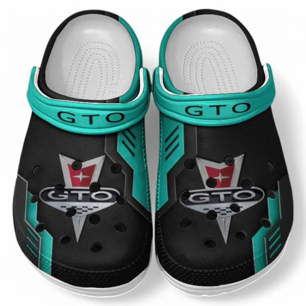 Pontiac GTO Crocs Shoes, Clogs Men Women, Gift For Pontiac GTO Fan CAR185031525238 - Cyan
