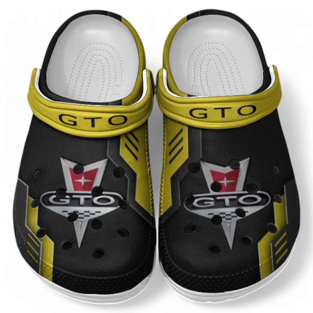 Pontiac GTO Crocs Shoes, Clogs Men Women, Gift For Pontiac GTO Fan CAR185031525238 - Yellow