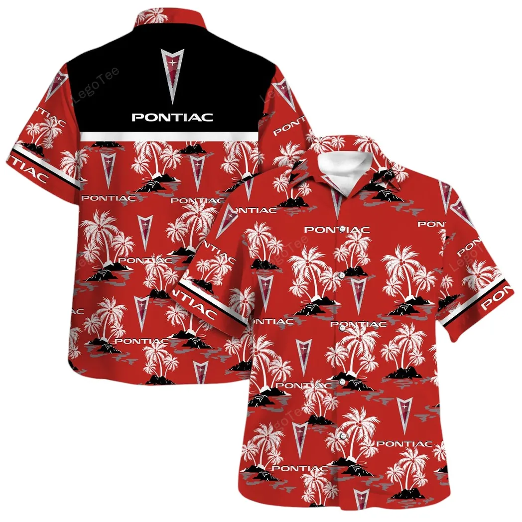 pontiac hawaiian shirt set for men gift for pontiac lovers gift for him husband boyfriend car144021125495 1 phb1z