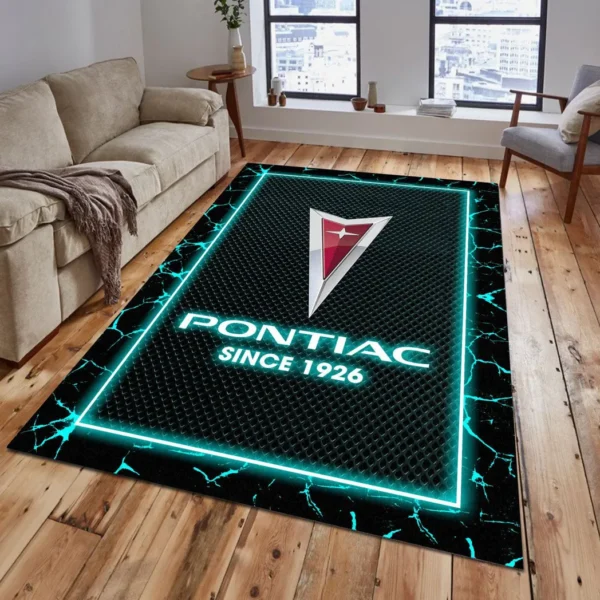 pontiac rug gift for pontiac lovers gift for him husband boyfriend car5202192567 cyan bq2qd
