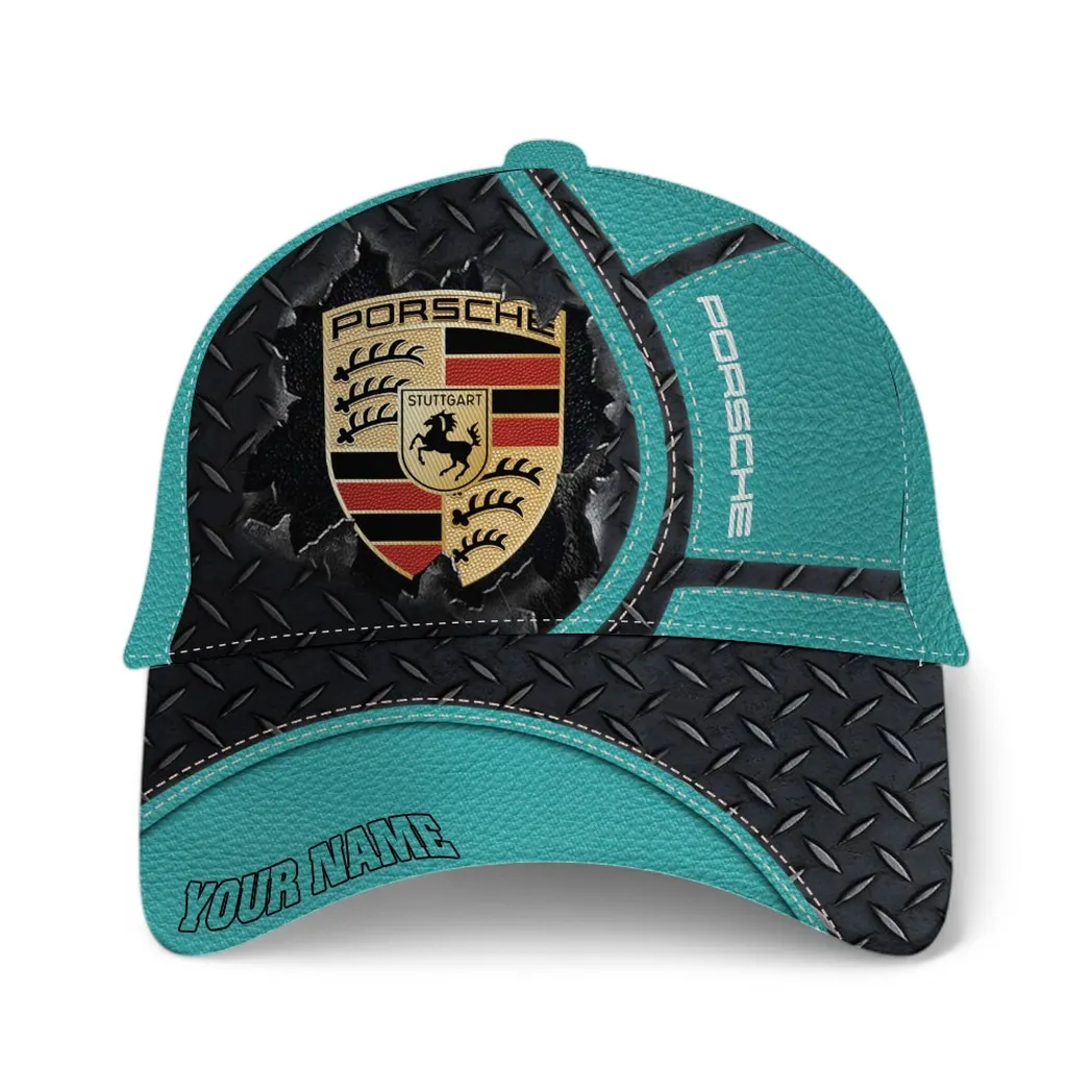 Porsche Classic Cap, Gift For Porsche Lovers, Gift For Him, Husband, Boyfriend - Cyan CAR49021825061-2