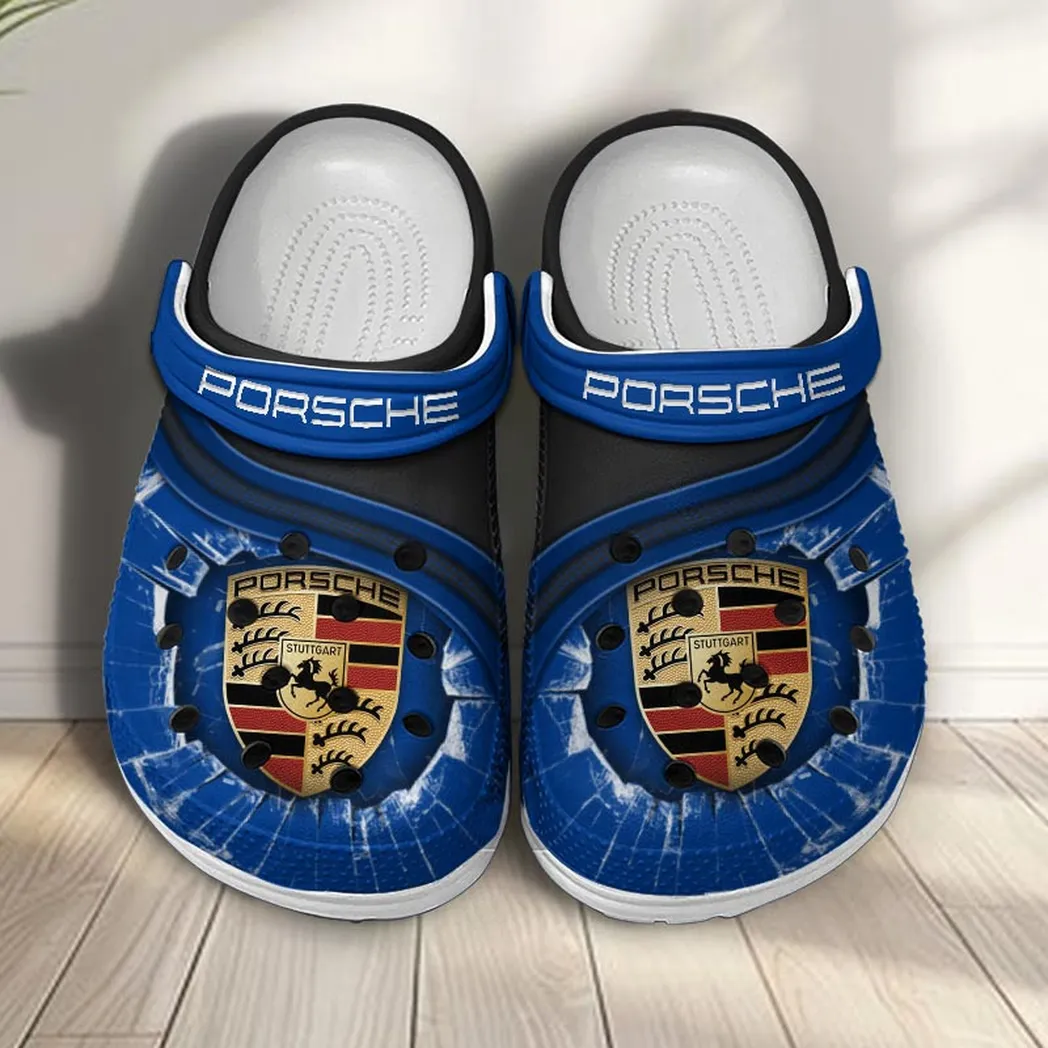 porsche crocs clogs men women gift for porsche fan car188032025167 blue gtul2