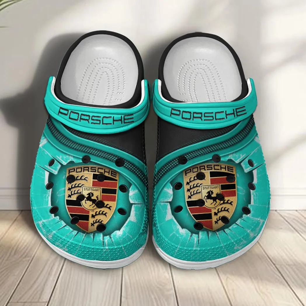 porsche crocs clogs men women gift for porsche fan car188032025167 cyan ybgwn