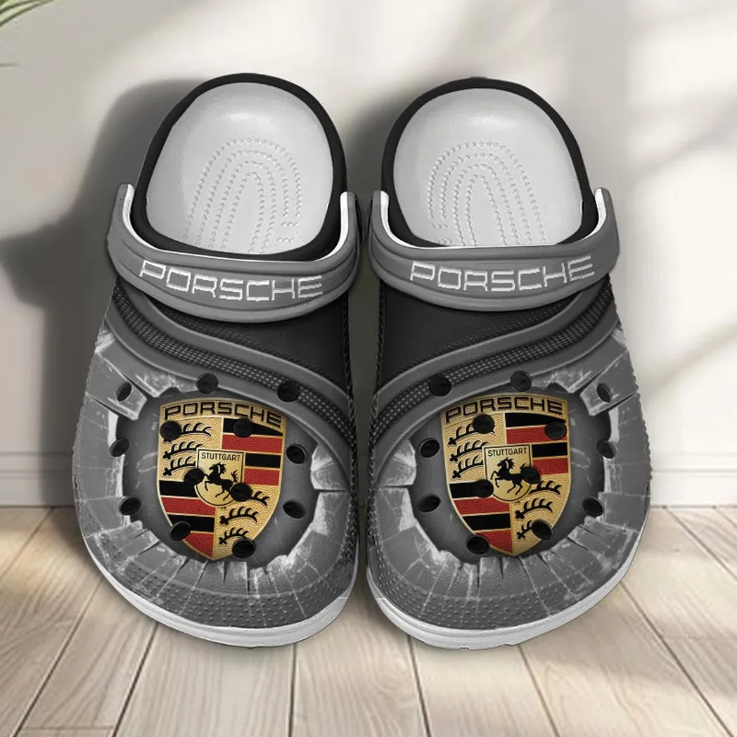 porsche crocs clogs men women gift for porsche fan car188032025167 gray 9lfvv