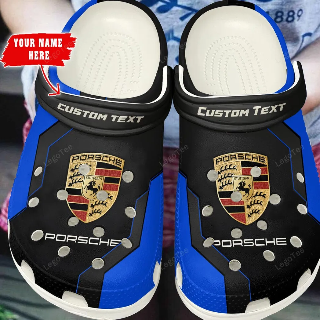 porsche crocs gift for porsche lovers gift for him husband boyfriend blue car140021225556 1 jgbha