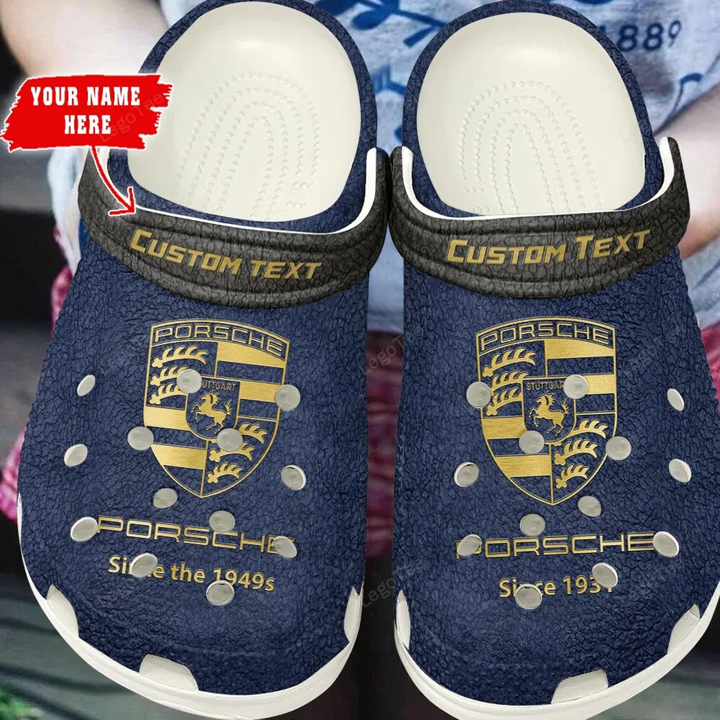 porsche crocs gift for porsche lovers gift for him husband boyfriend blue car141021225668 1 vtak4