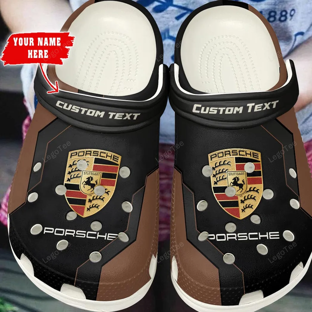 porsche crocs gift for porsche lovers gift for him husband boyfriend brown car140021225556 2 bhlgf