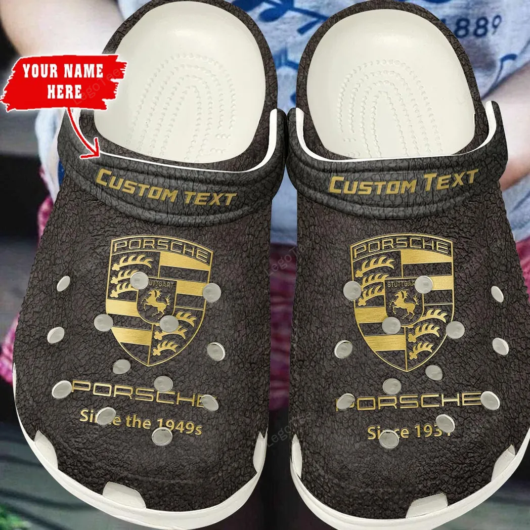 porsche crocs gift for porsche lovers gift for him husband boyfriend brown car141021225668 2 rgefb