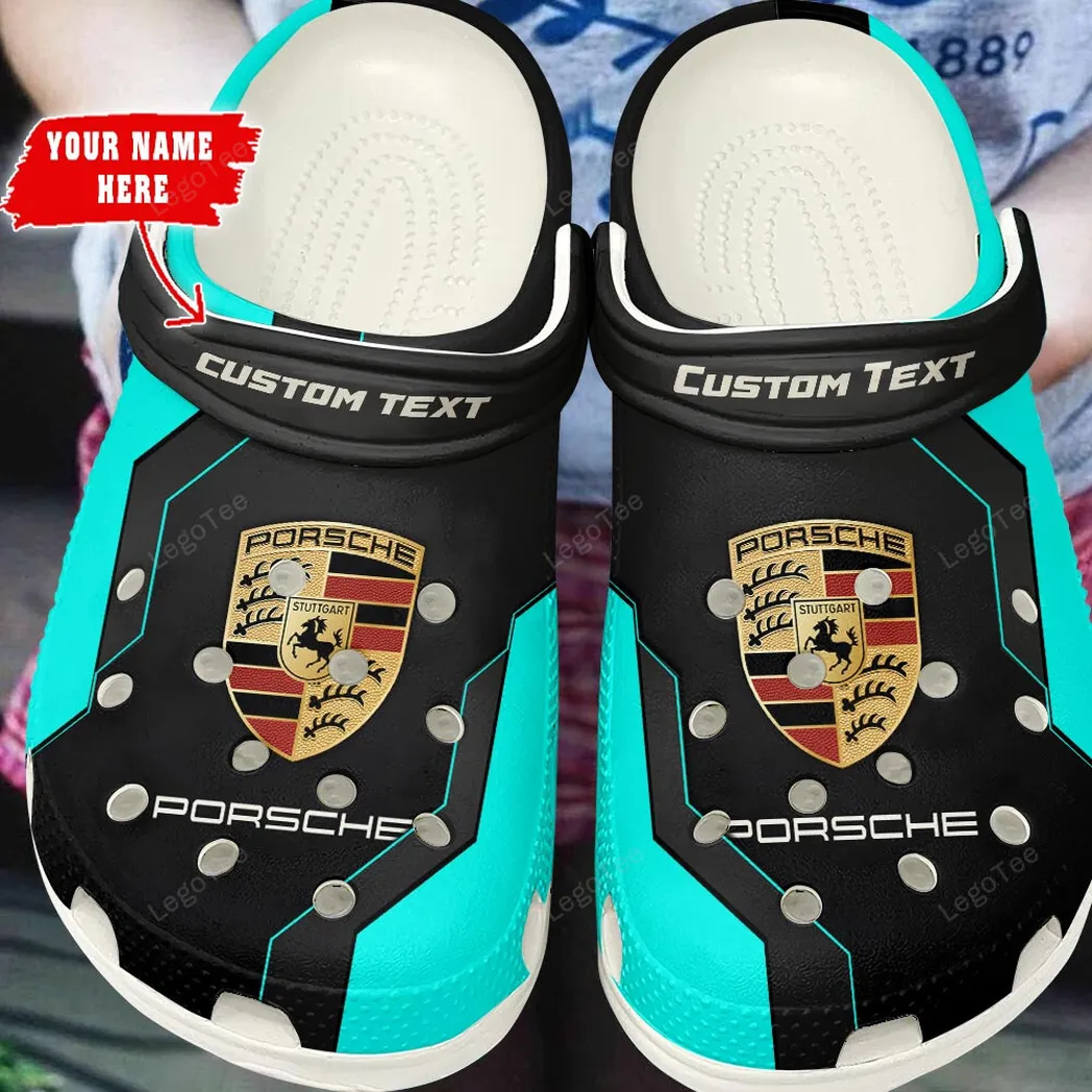 porsche crocs gift for porsche lovers gift for him husband boyfriend cyan car140021225556 3 vzmaz