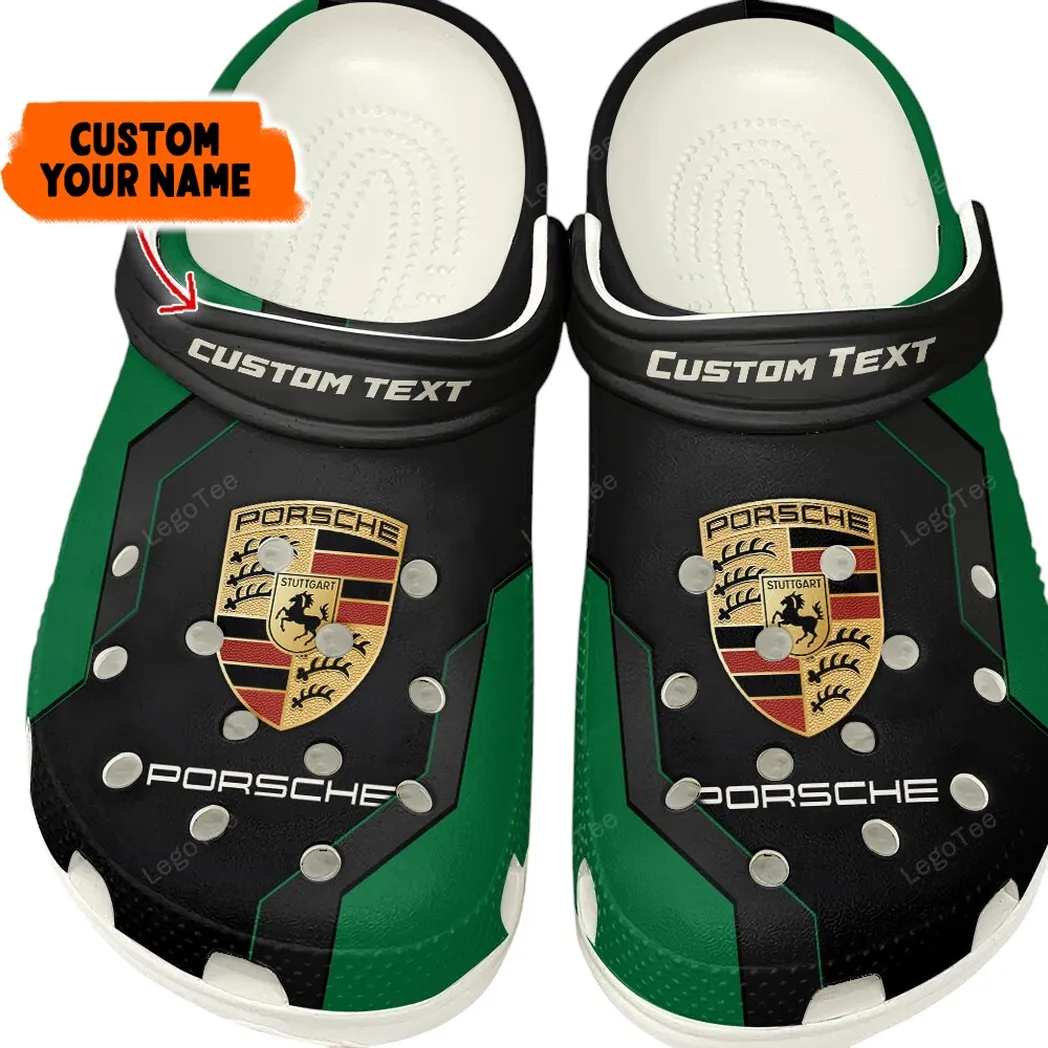 Porsche Crocs, Gift For Porsche Lovers, Gift For Him, Husband, Boyfriend - Green CAR140021225556-5