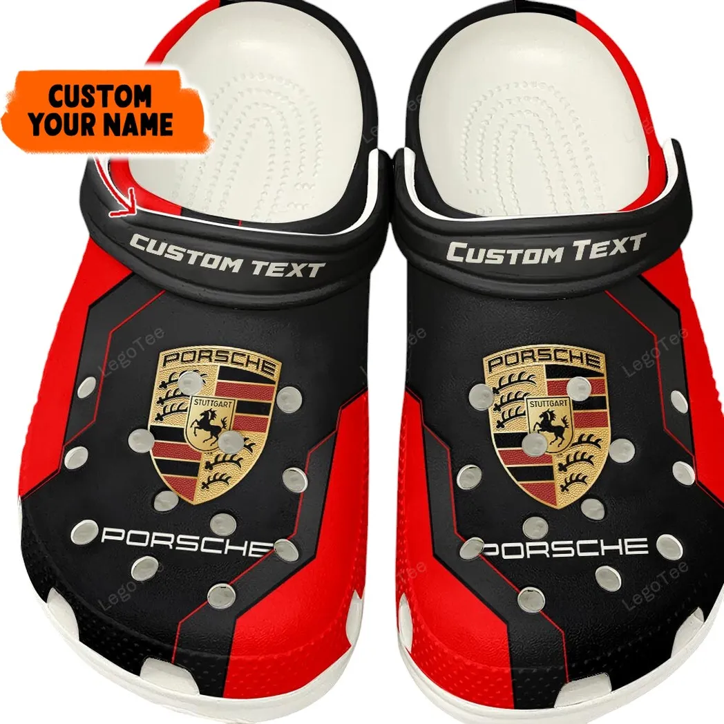 Porsche Crocs, Gift For Porsche Lovers, Gift For Him, Husband, Boyfriend - Red CAR140021225556-7