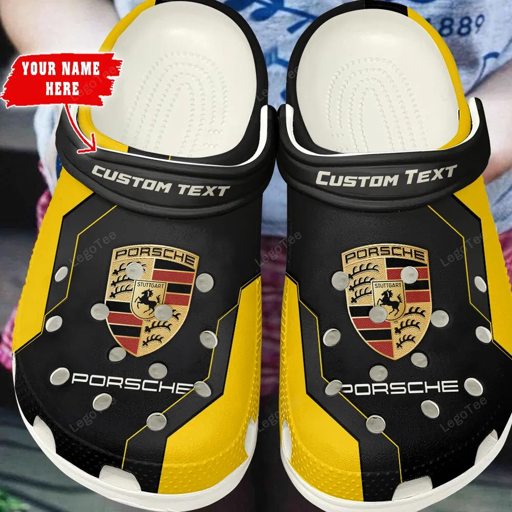 porsche crocs gift for porsche lovers gift for him husband boyfriend yellow car140021225556 8