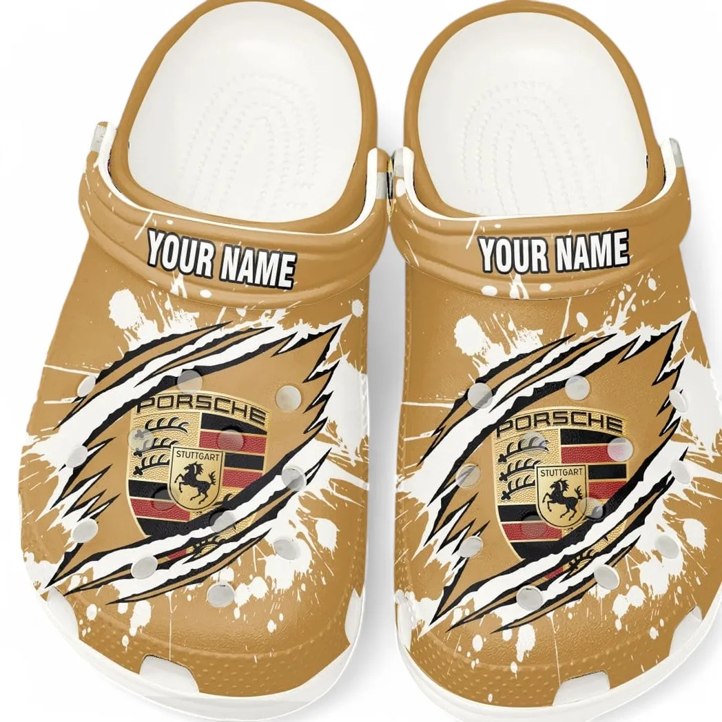 porsche crocs gift for porsche lovers gift for him husband boyfriend car5602192567 white