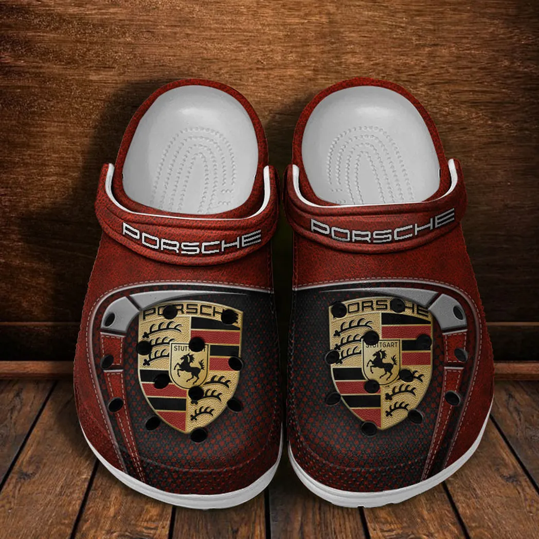 porsche crocs sandals for men women gift for porsche fan car177031425569 red