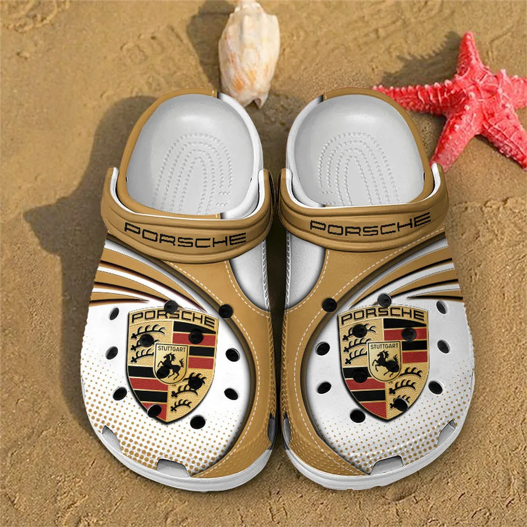 porsche crocs sandals for men women gift for porsche fan car181031525750 brown d5tna