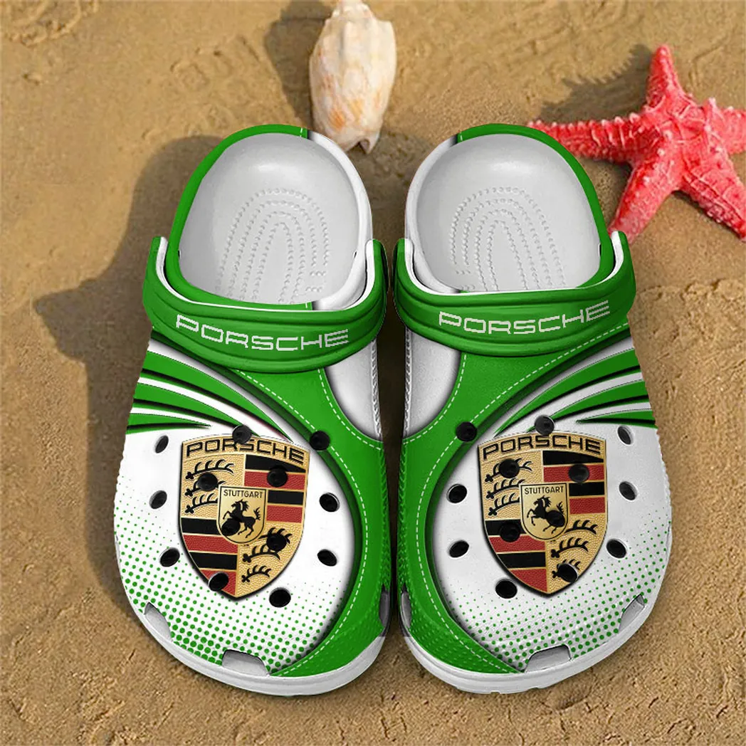 porsche crocs sandals for men women gift for porsche fan car181031525750 green wnvp0
