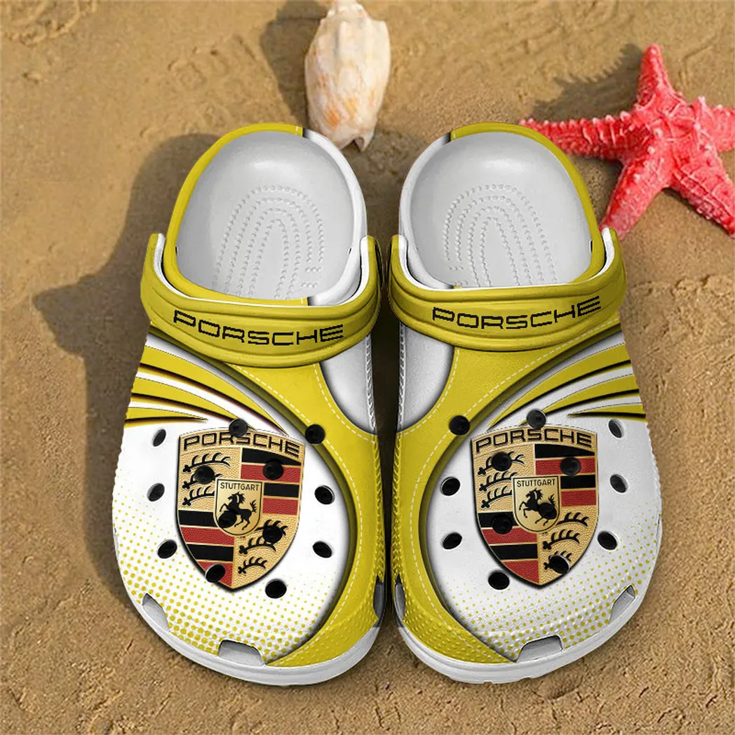 porsche crocs sandals for men women gift for porsche fan car181031525750 yellow jejjb