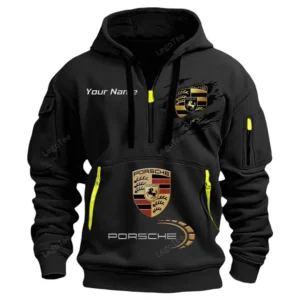 porsche half zip hoodie car113021425781 best gift for him husband boyfriend black ju95s