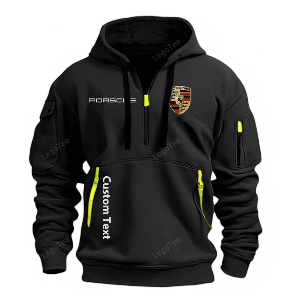 porsche half zip hoodie for men gift for him husband boyfriend black car112021425558 1 uul7h