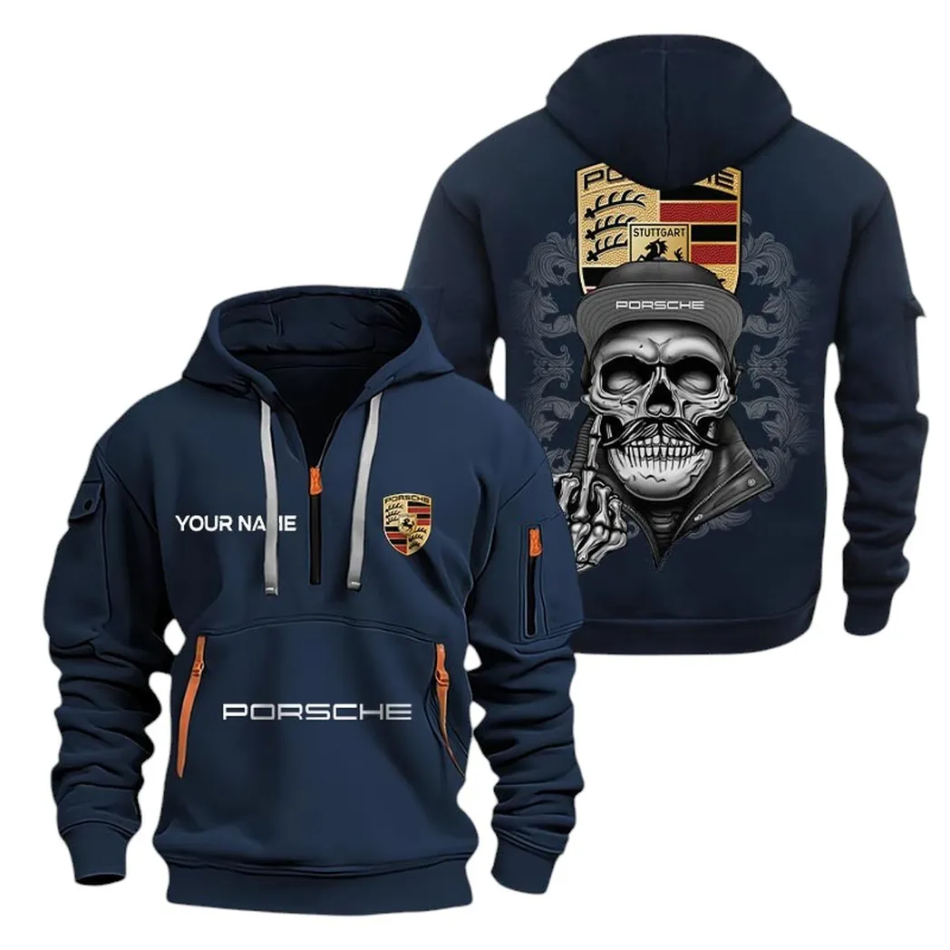 porsche half zip hoodie for men gift for porsche fan car166022625116 navy 3yqvc