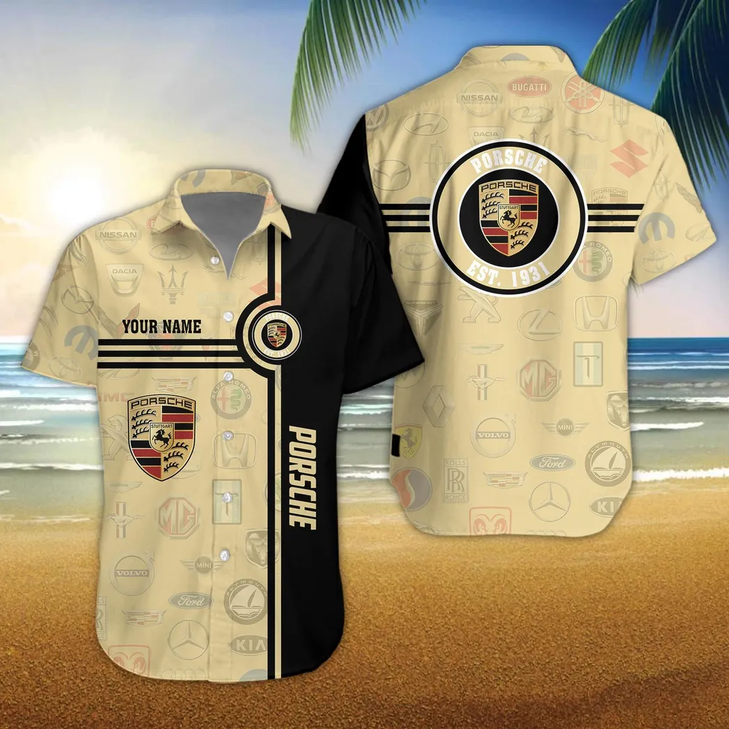 porsche hawaiian shirt for men all logo gift for porsche fan car174022525063 uzdja