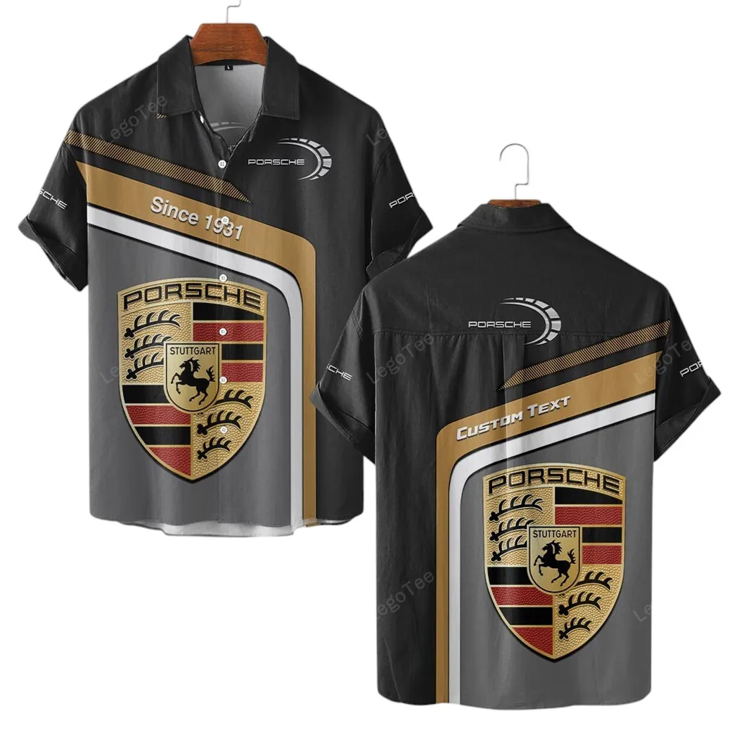 Porsche Hawaiian Shirt For Men, Gift For Porsche Lovers, Gift For Him, Husband, Boyfriend CAR11103032561