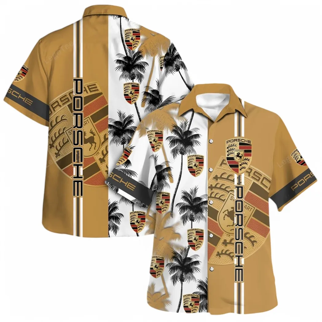 porsche hawaiian shirt for men gift for porsche lovers gift for him husband boyfriend car143021125003 trku2