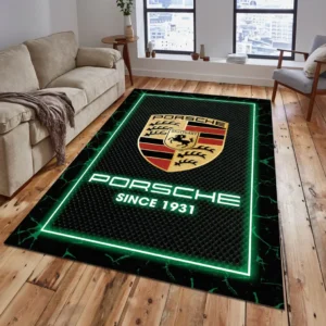 Porsche Rug, All Over Print Carpet For Porsche Lovers CAR5202192568 - Green