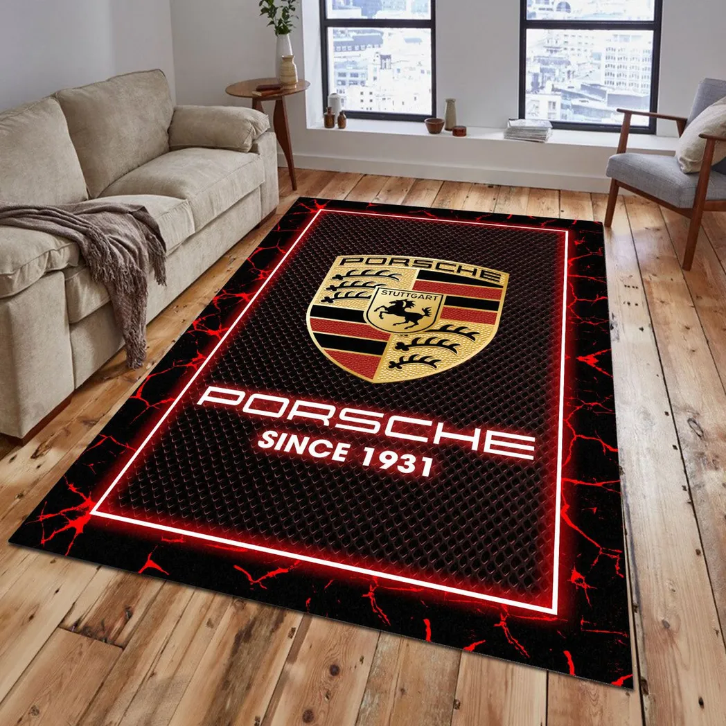 porsche rug gift for porsche lovers gift for him husband boyfriend car5202192568 red zbs5v