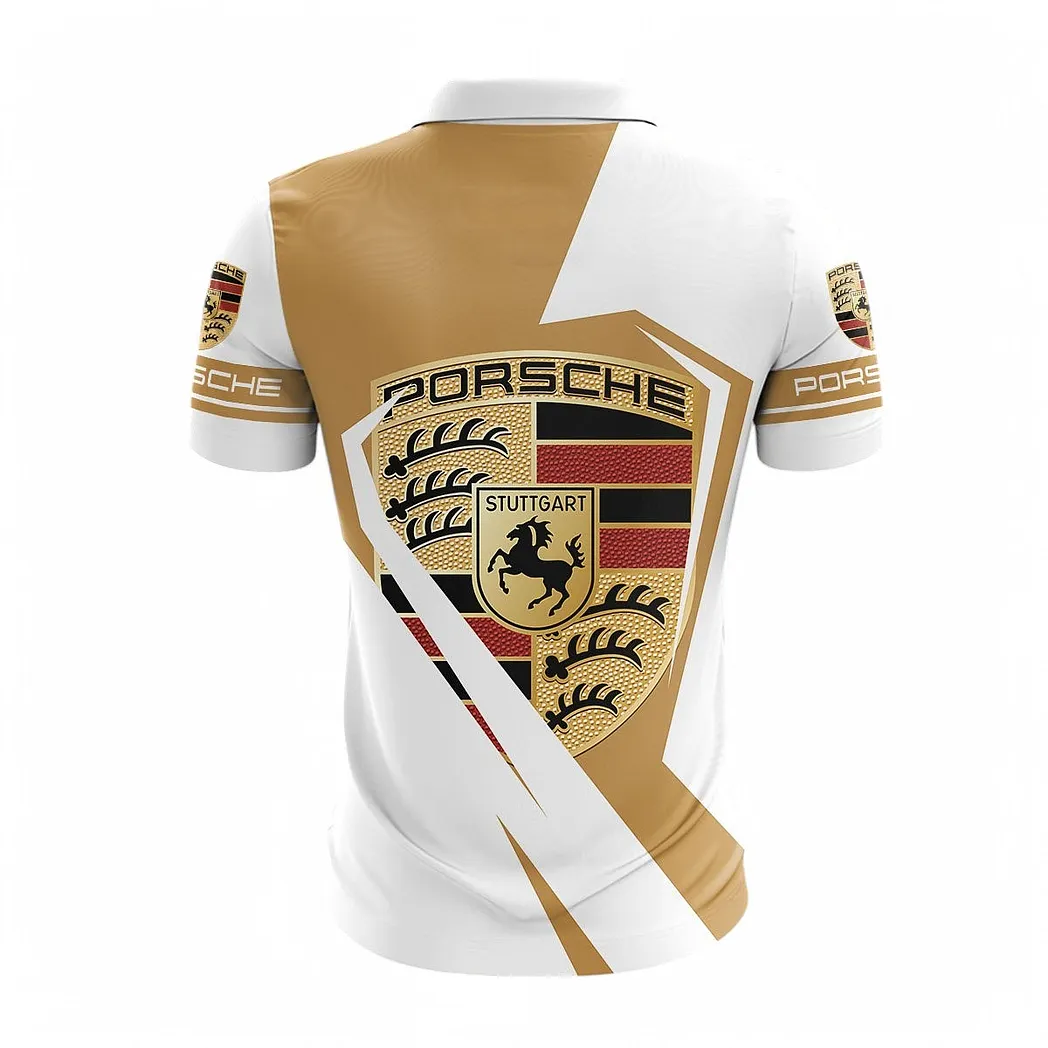 porsche zipper polo shirt for men gift for porsche fan car68022125914 yrlue