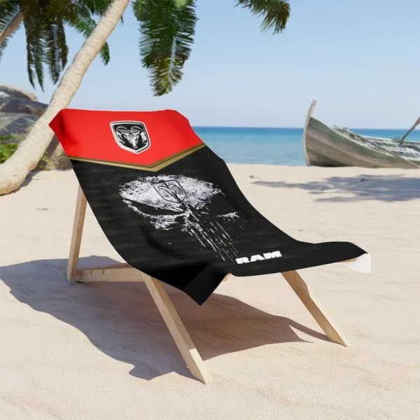 ram beach towel gift for ram lovers gift for him husband boyfriend car17302252555 pamyo
