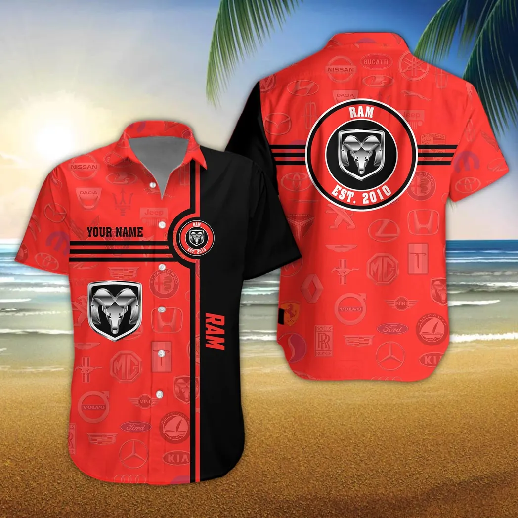 ram hawaiian shirt for men all logo gift for ram fan car174022525038 taqey