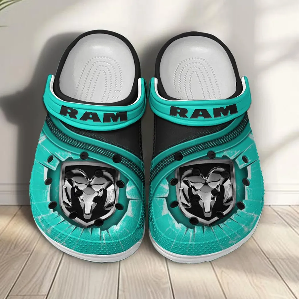 ram truck crocs clogs men women gift for ram truck fan car188032025160 cyan uzhjj