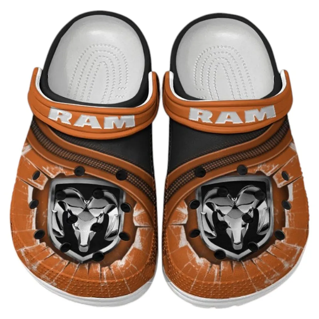 ram truck crocs clogs men women gift for ram truck fan car188032025160 orange 4jz4f