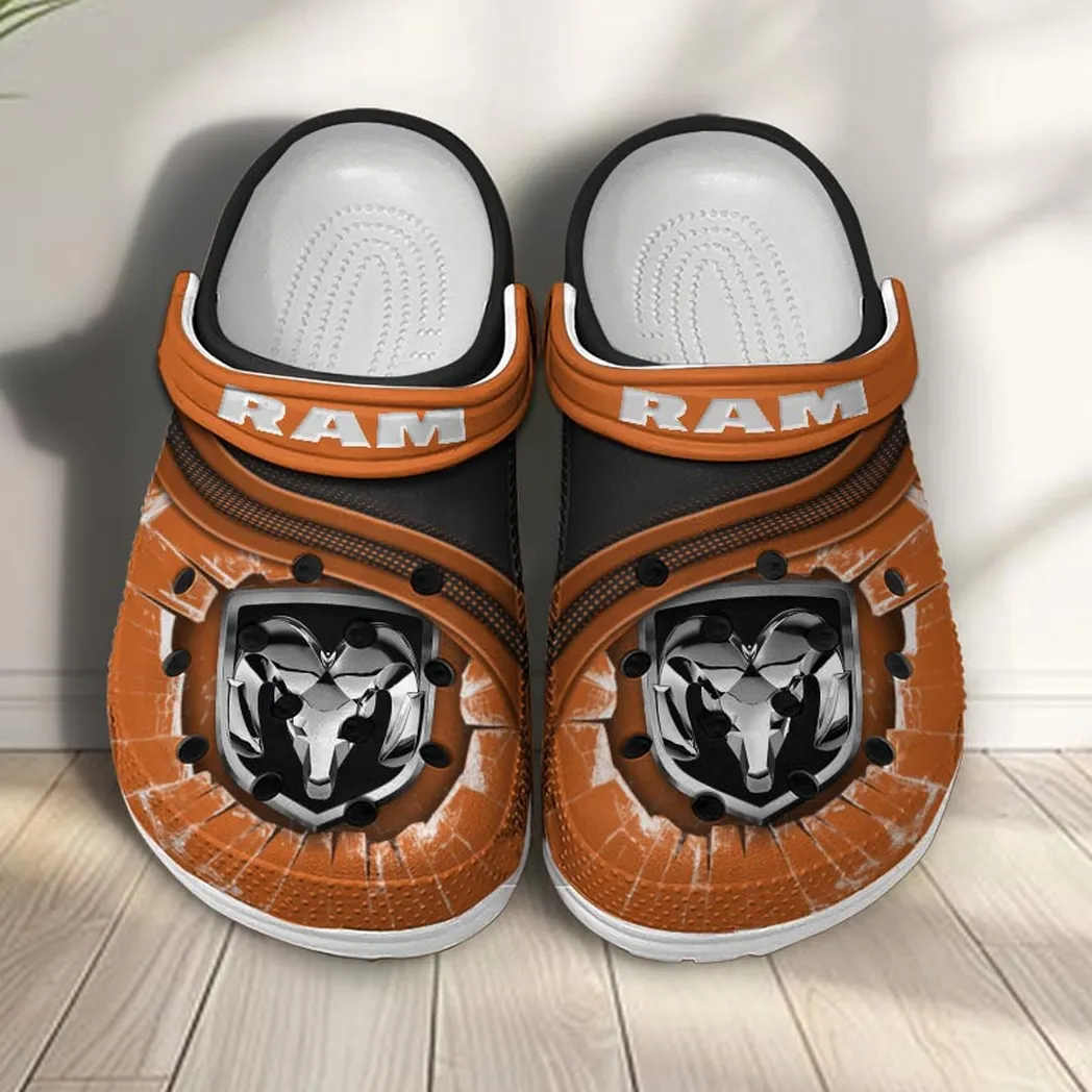ram truck crocs clogs men women gift for ram truck fan car188032025160 orange sep2i