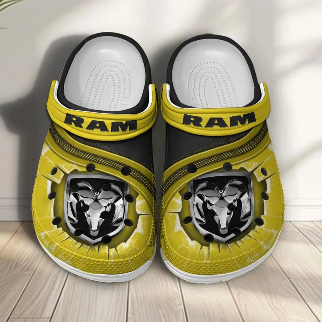 ram truck crocs clogs men women gift for ram truck fan car188032025160 yellow vpoic
