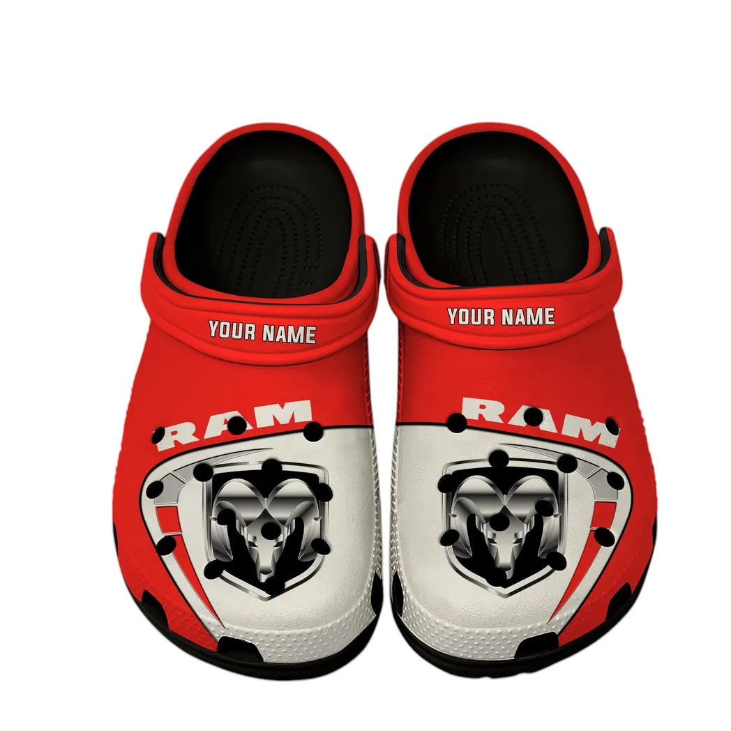Ram Truck Crocs, Gift For Ram Truck Lover, Gift For Him, Husband, Boyfriend CAR16802262555 - Black