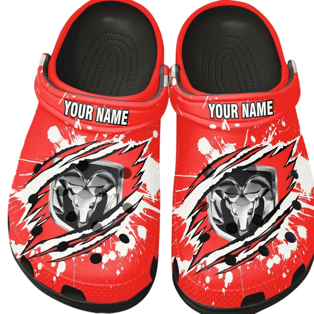ram truck crocs gift for ram truck lovers gift for him husband boyfriend car15303042523 black