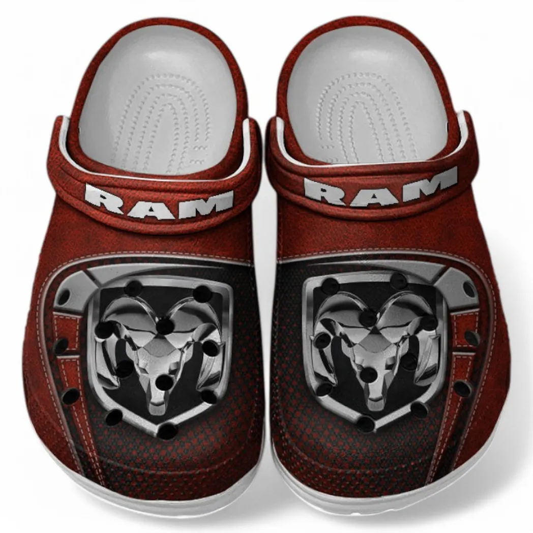 Ram truck Crocs Sandals For Men Women, Gift For Ram truck Fan CAR177031425612 - Red