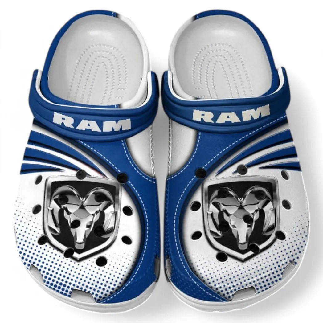 Ram truck Crocs Sandals For Men Women, Gift For Ram truck Fan CAR181031525739 - Blue